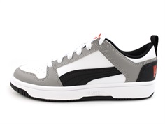 Puma white/black/gray/red sneaker Rebound Layup
